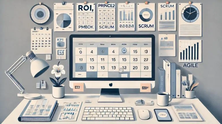 Imagem de capa do blog, com uma ilustração que representa o tema central do blog: acrônimos em gerenciamento de projetos