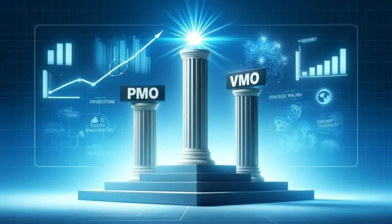 Ilustração representando a diferença entre PMO e VMO