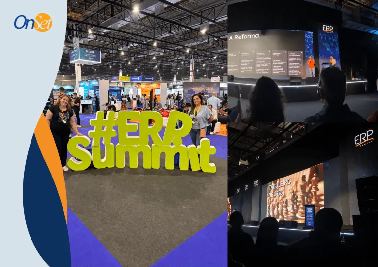 Imagem de capa do blog, registrando a participação da OnSet no ERP Summit