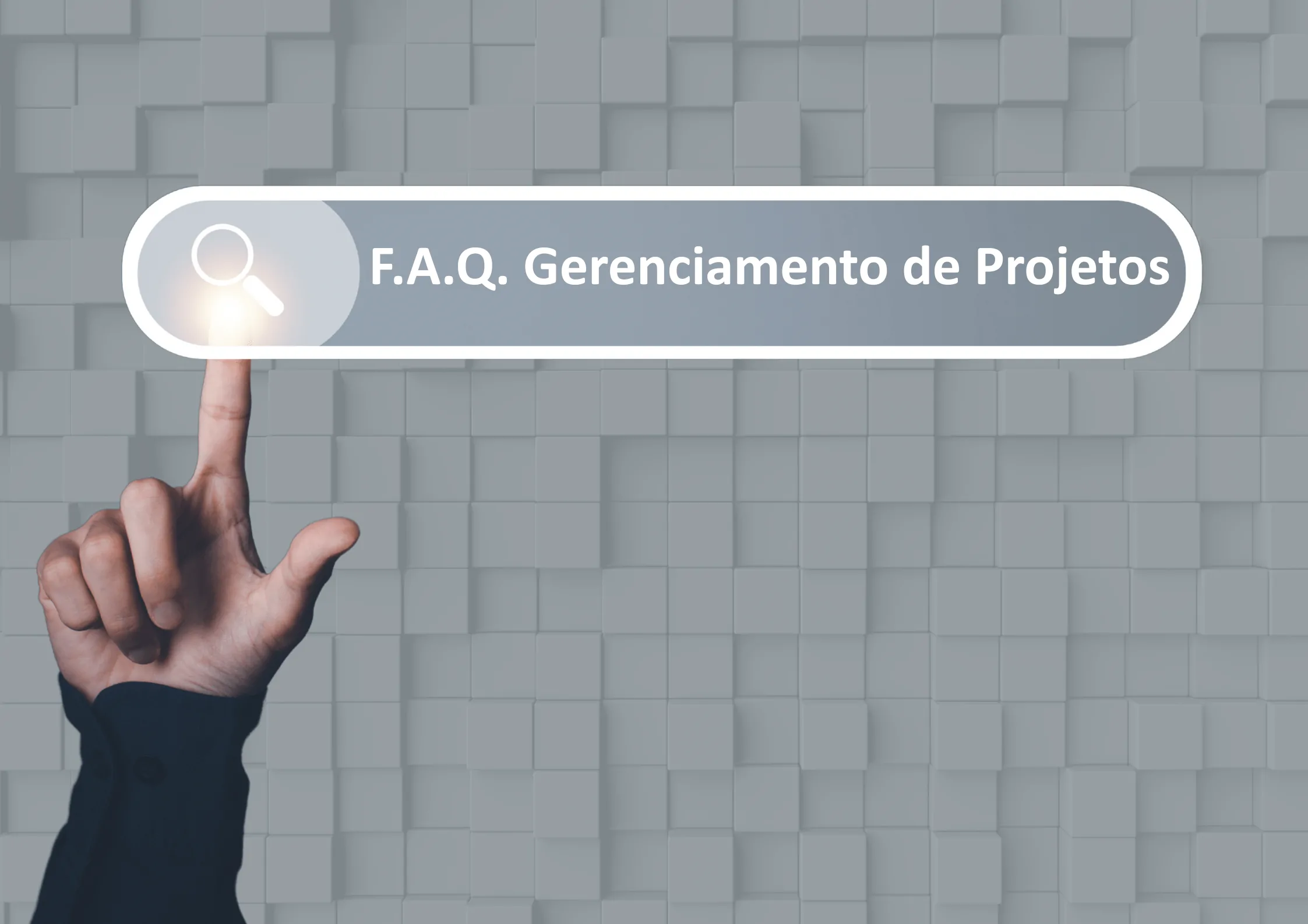 Imagem ilustrativa representando a busca online de dúvidas sobre gerenciamento de projetos